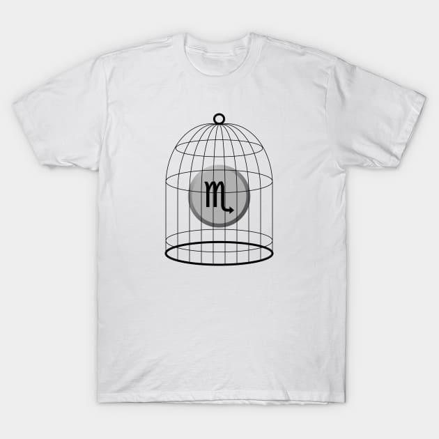 Scorpio Stellazzio In a Cage T-Shirt by inotyler